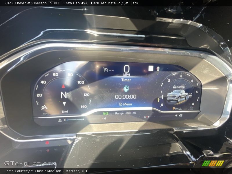 Dark Ash Metallic / Jet Black 2023 Chevrolet Silverado 1500 LT Crew Cab 4x4