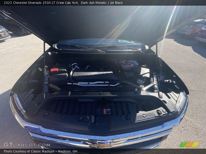 Dark Ash Metallic / Jet Black 2023 Chevrolet Silverado 1500 LT Crew Cab 4x4