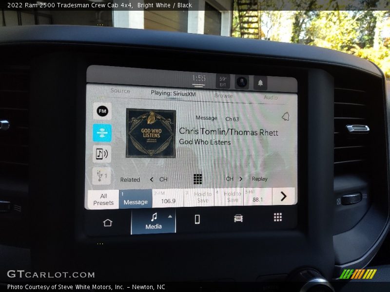 Bright White / Black 2022 Ram 2500 Tradesman Crew Cab 4x4