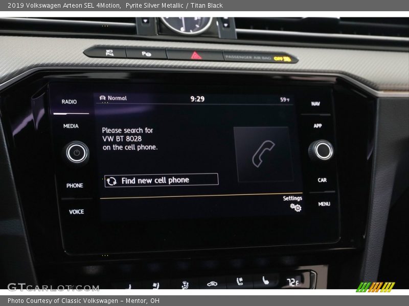 Pyrite Silver Metallic / Titan Black 2019 Volkswagen Arteon SEL 4Motion