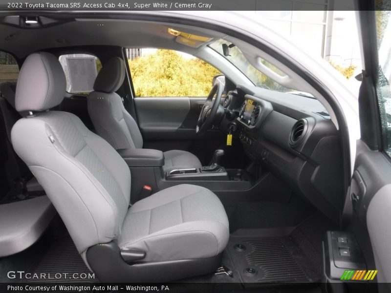 Super White / Cement Gray 2022 Toyota Tacoma SR5 Access Cab 4x4