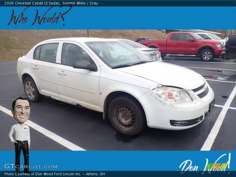 Summit White / Gray 2006 Chevrolet Cobalt LS Sedan