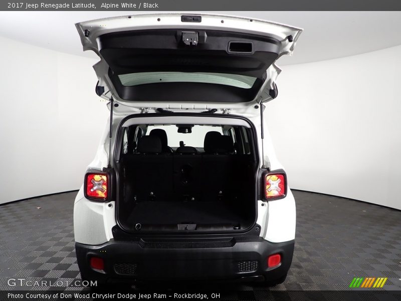 Alpine White / Black 2017 Jeep Renegade Latitude