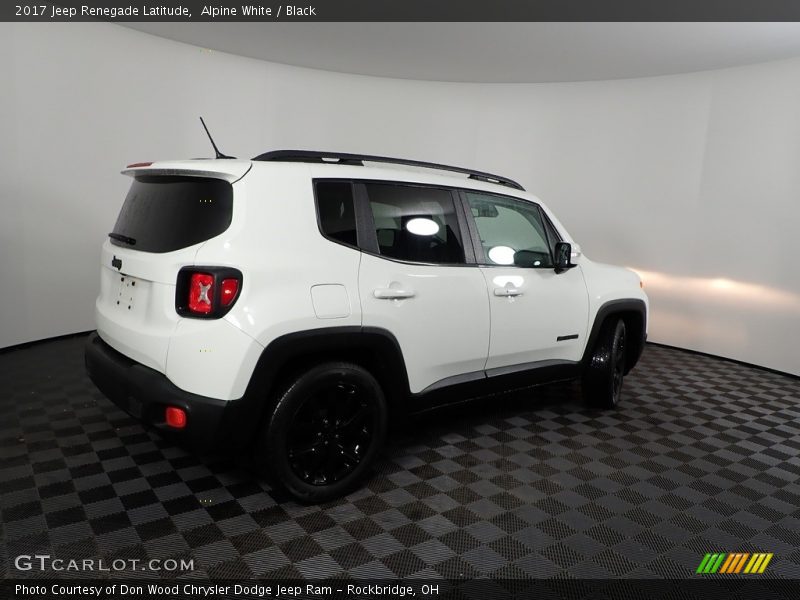 Alpine White / Black 2017 Jeep Renegade Latitude