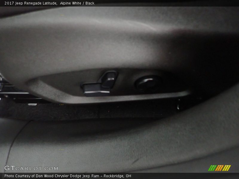 Alpine White / Black 2017 Jeep Renegade Latitude