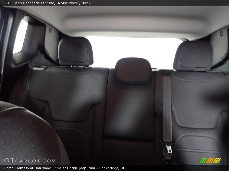 Alpine White / Black 2017 Jeep Renegade Latitude