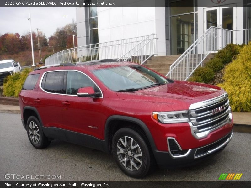 Red Quartz Tintcoat / Jet Black 2020 GMC Acadia SLE AWD