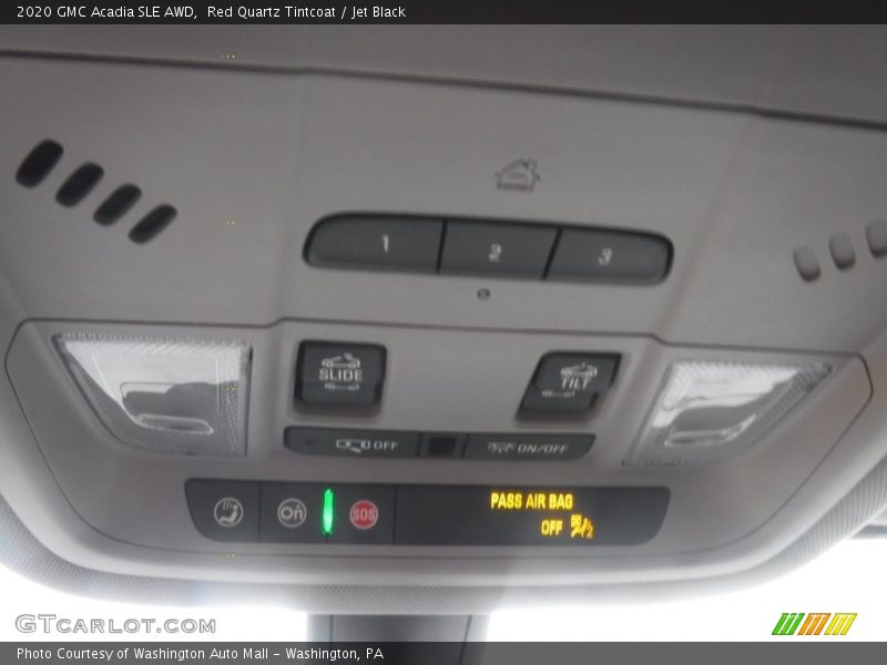 Red Quartz Tintcoat / Jet Black 2020 GMC Acadia SLE AWD