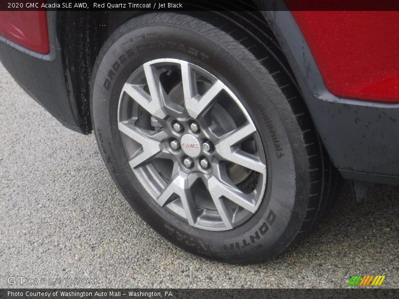 Red Quartz Tintcoat / Jet Black 2020 GMC Acadia SLE AWD