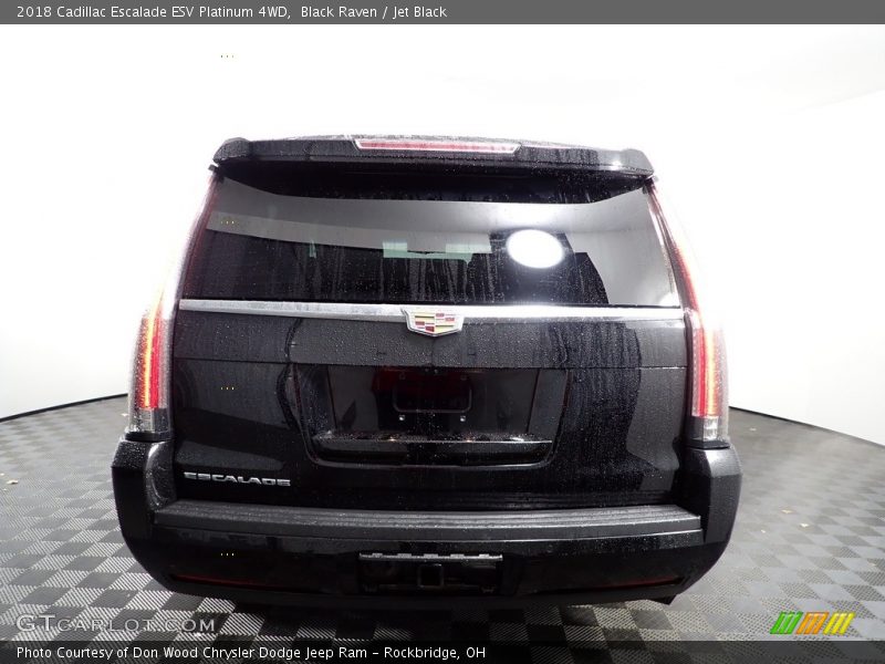 Black Raven / Jet Black 2018 Cadillac Escalade ESV Platinum 4WD