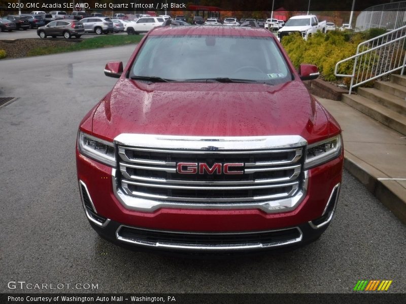 Red Quartz Tintcoat / Jet Black 2020 GMC Acadia SLE AWD