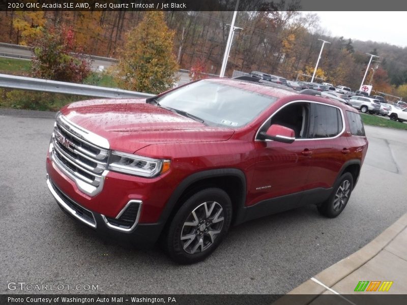 Red Quartz Tintcoat / Jet Black 2020 GMC Acadia SLE AWD