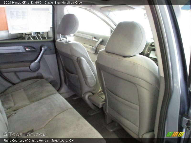 Glacier Blue Metallic / Gray 2009 Honda CR-V EX 4WD