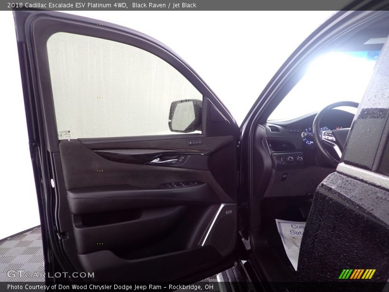 Black Raven / Jet Black 2018 Cadillac Escalade ESV Platinum 4WD