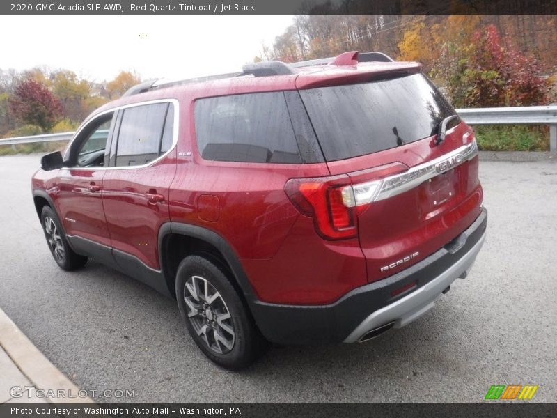 Red Quartz Tintcoat / Jet Black 2020 GMC Acadia SLE AWD