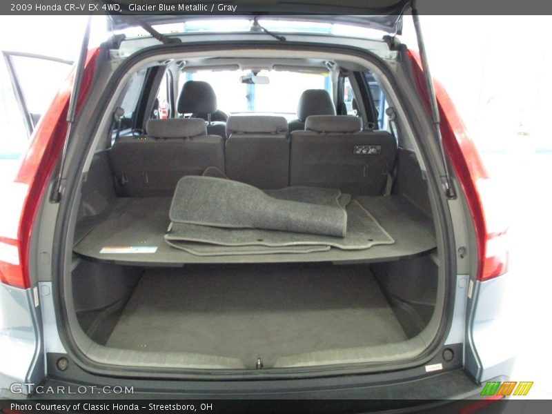 Glacier Blue Metallic / Gray 2009 Honda CR-V EX 4WD