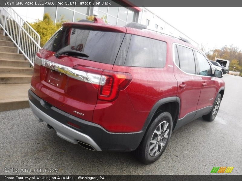 Red Quartz Tintcoat / Jet Black 2020 GMC Acadia SLE AWD