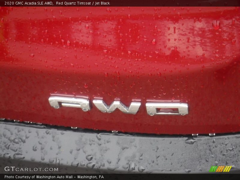 Red Quartz Tintcoat / Jet Black 2020 GMC Acadia SLE AWD