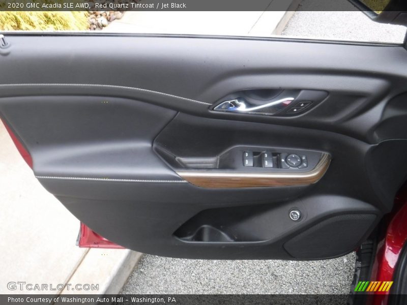 Red Quartz Tintcoat / Jet Black 2020 GMC Acadia SLE AWD