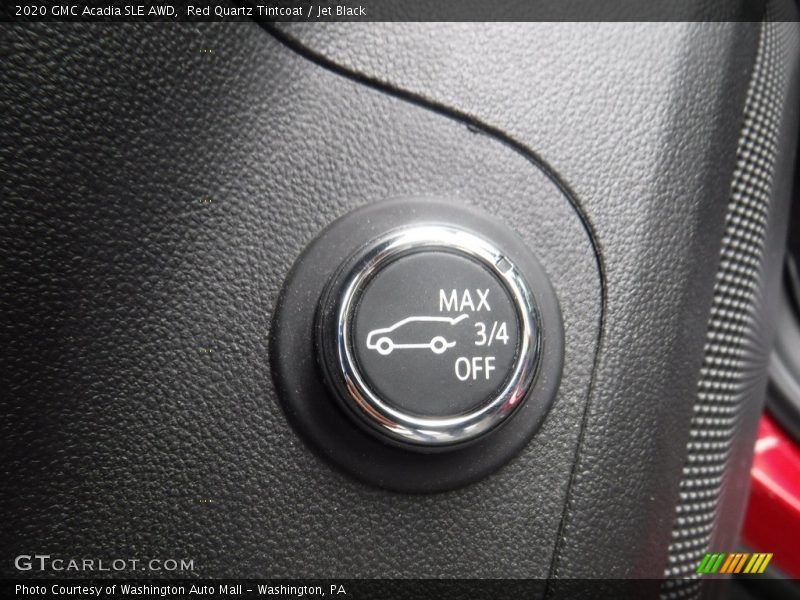 Red Quartz Tintcoat / Jet Black 2020 GMC Acadia SLE AWD