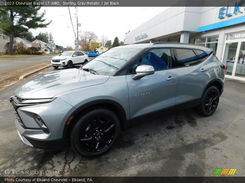 Sterling Gray Metallic / Jet Black 2023 Chevrolet Blazer LT AWD