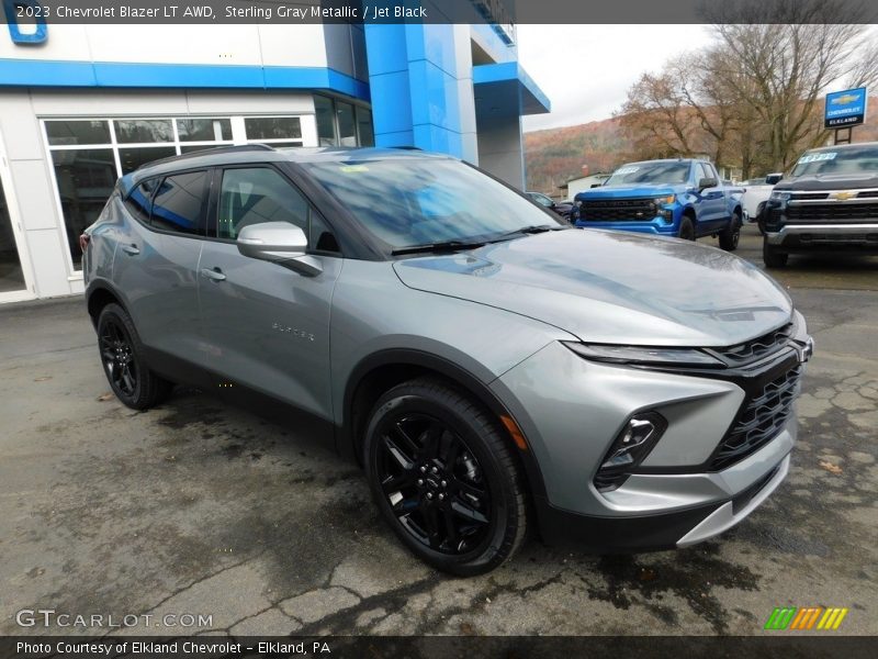 Sterling Gray Metallic / Jet Black 2023 Chevrolet Blazer LT AWD
