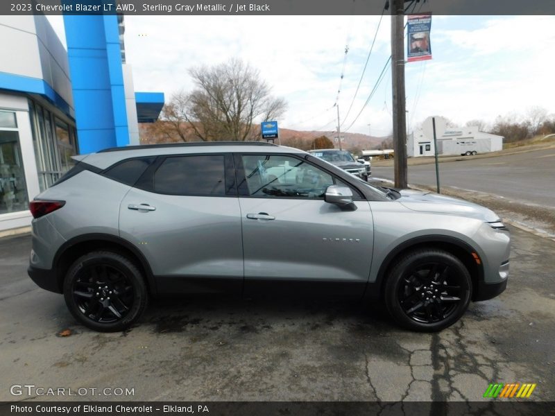 Sterling Gray Metallic / Jet Black 2023 Chevrolet Blazer LT AWD
