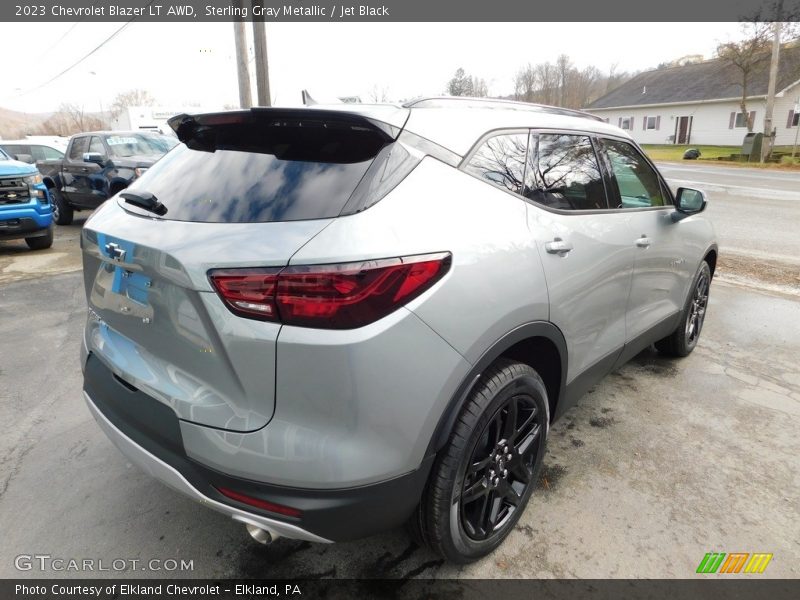 Sterling Gray Metallic / Jet Black 2023 Chevrolet Blazer LT AWD