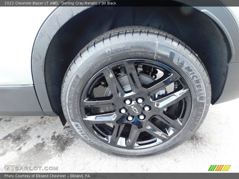 Sterling Gray Metallic / Jet Black 2023 Chevrolet Blazer LT AWD