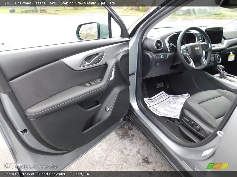 Sterling Gray Metallic / Jet Black 2023 Chevrolet Blazer LT AWD