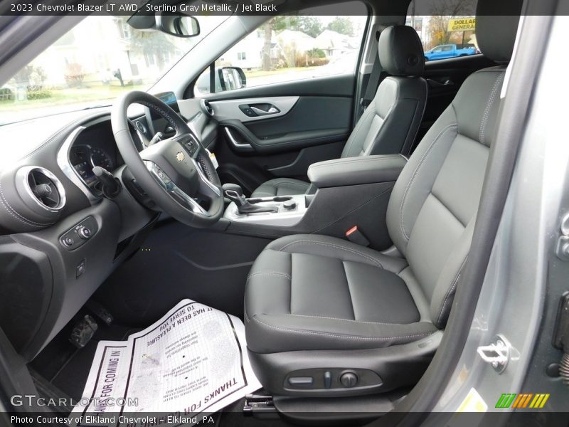 Sterling Gray Metallic / Jet Black 2023 Chevrolet Blazer LT AWD