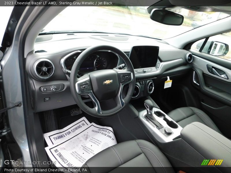 Sterling Gray Metallic / Jet Black 2023 Chevrolet Blazer LT AWD