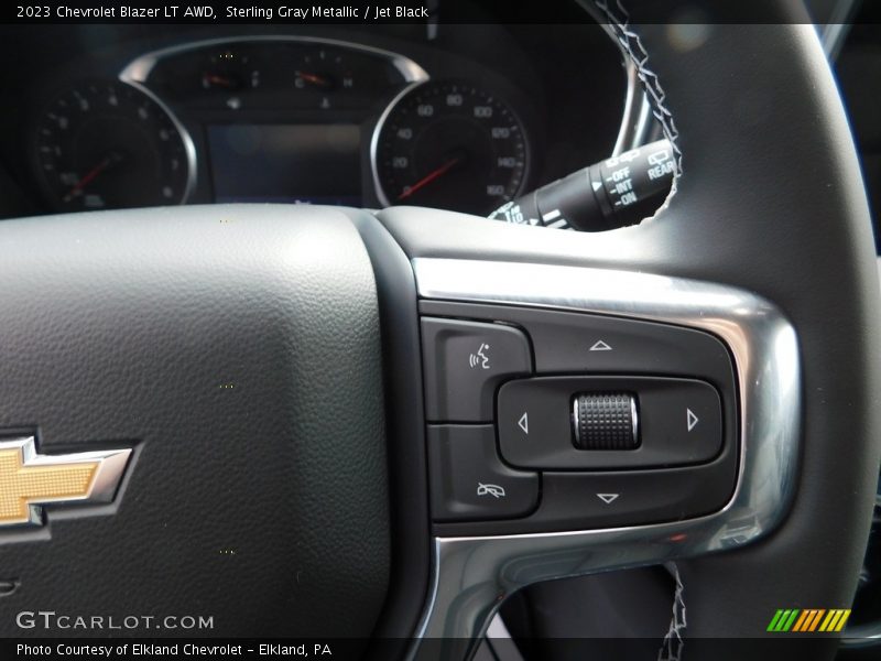 Sterling Gray Metallic / Jet Black 2023 Chevrolet Blazer LT AWD