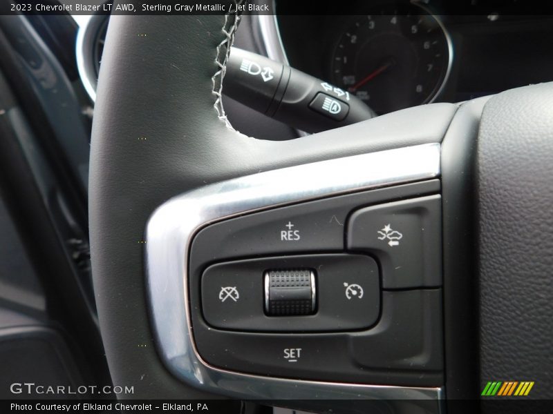 Sterling Gray Metallic / Jet Black 2023 Chevrolet Blazer LT AWD