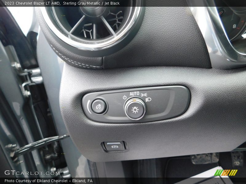 Sterling Gray Metallic / Jet Black 2023 Chevrolet Blazer LT AWD