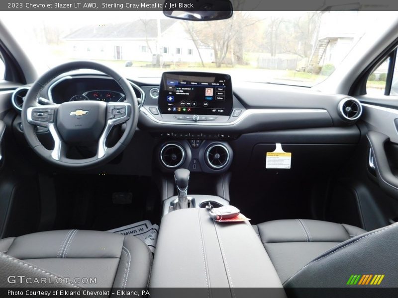 Sterling Gray Metallic / Jet Black 2023 Chevrolet Blazer LT AWD
