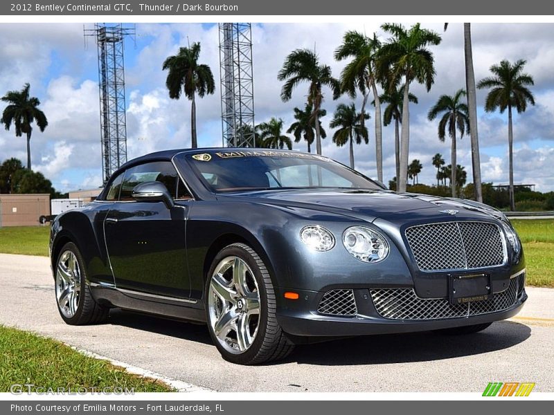 Front 3/4 View of 2012 Continental GTC 