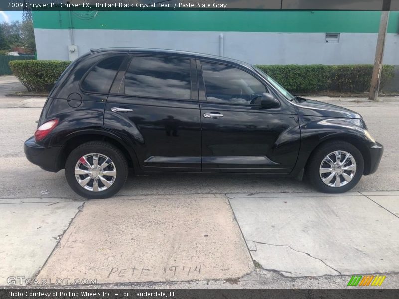 Brilliant Black Crystal Pearl / Pastel Slate Gray 2009 Chrysler PT Cruiser LX