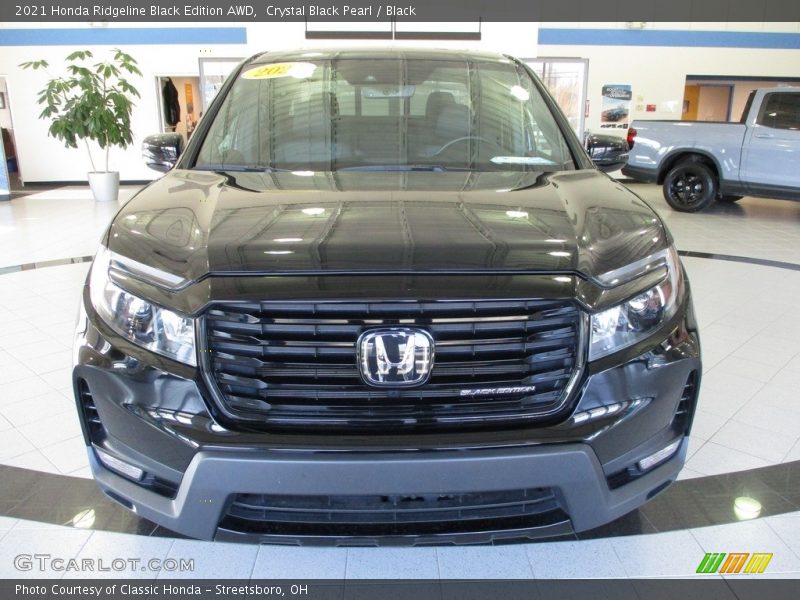 Crystal Black Pearl / Black 2021 Honda Ridgeline Black Edition AWD