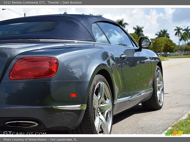 Thunder / Dark Bourbon 2012 Bentley Continental GTC