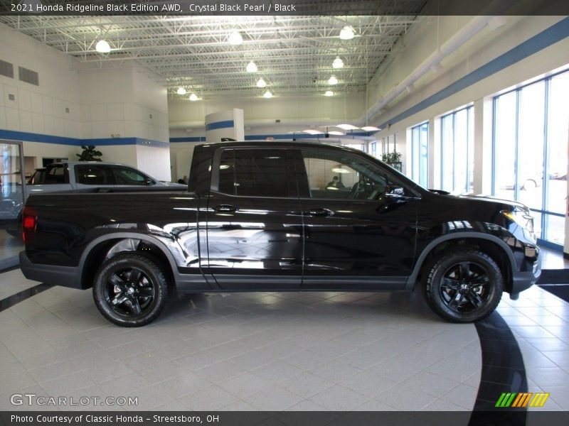 Crystal Black Pearl / Black 2021 Honda Ridgeline Black Edition AWD