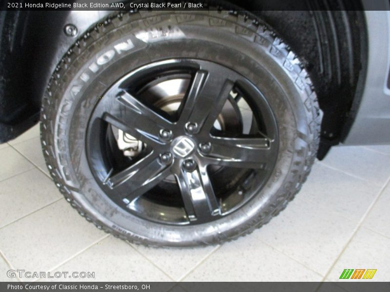 Crystal Black Pearl / Black 2021 Honda Ridgeline Black Edition AWD