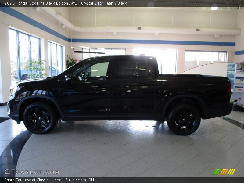 Crystal Black Pearl / Black 2021 Honda Ridgeline Black Edition AWD