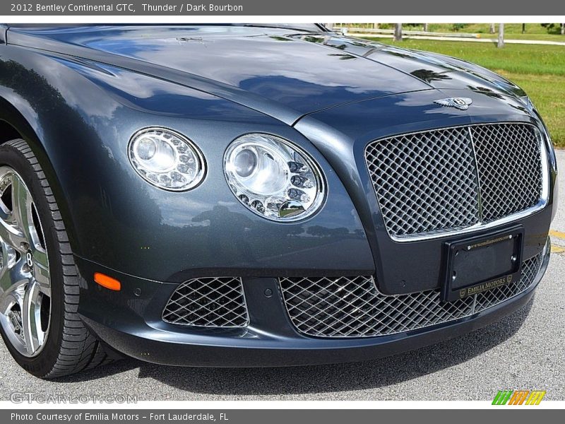 Thunder / Dark Bourbon 2012 Bentley Continental GTC