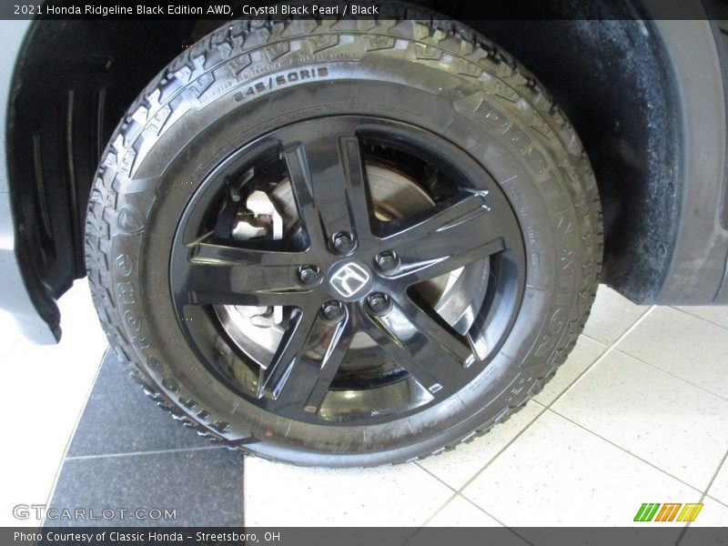 Crystal Black Pearl / Black 2021 Honda Ridgeline Black Edition AWD