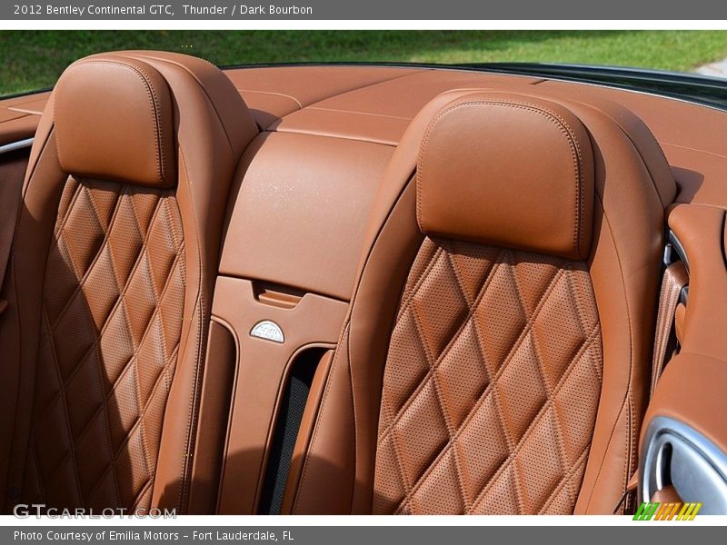 Rear Seat of 2012 Continental GTC 