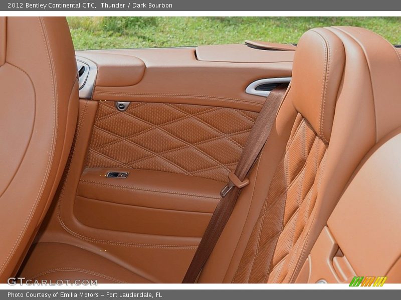 Rear Seat of 2012 Continental GTC 