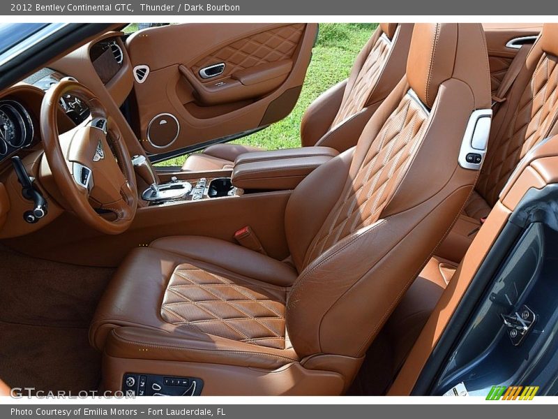 Front Seat of 2012 Continental GTC 