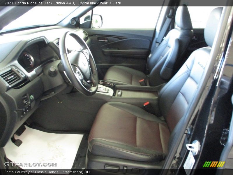 Crystal Black Pearl / Black 2021 Honda Ridgeline Black Edition AWD