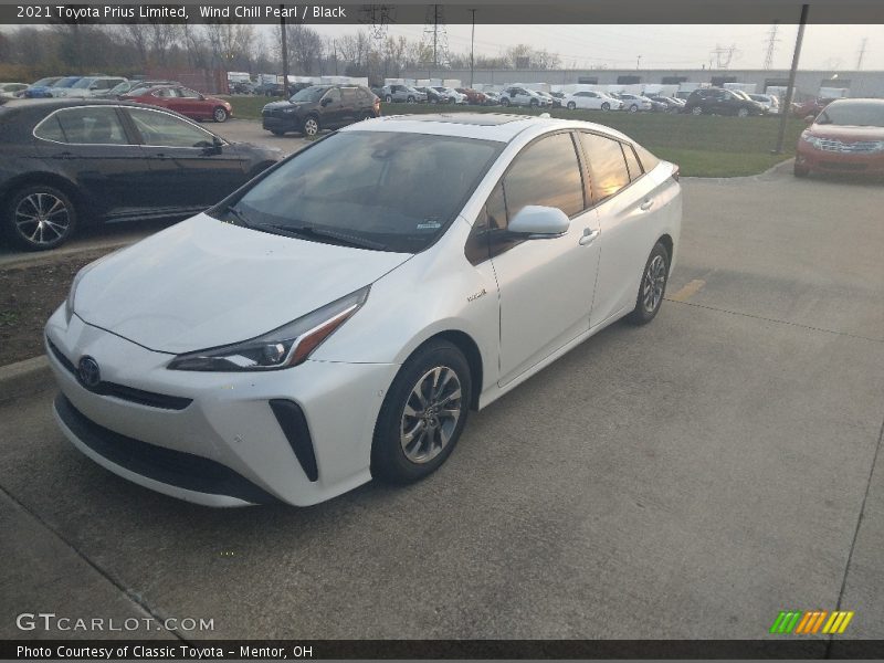 Wind Chill Pearl / Black 2021 Toyota Prius Limited